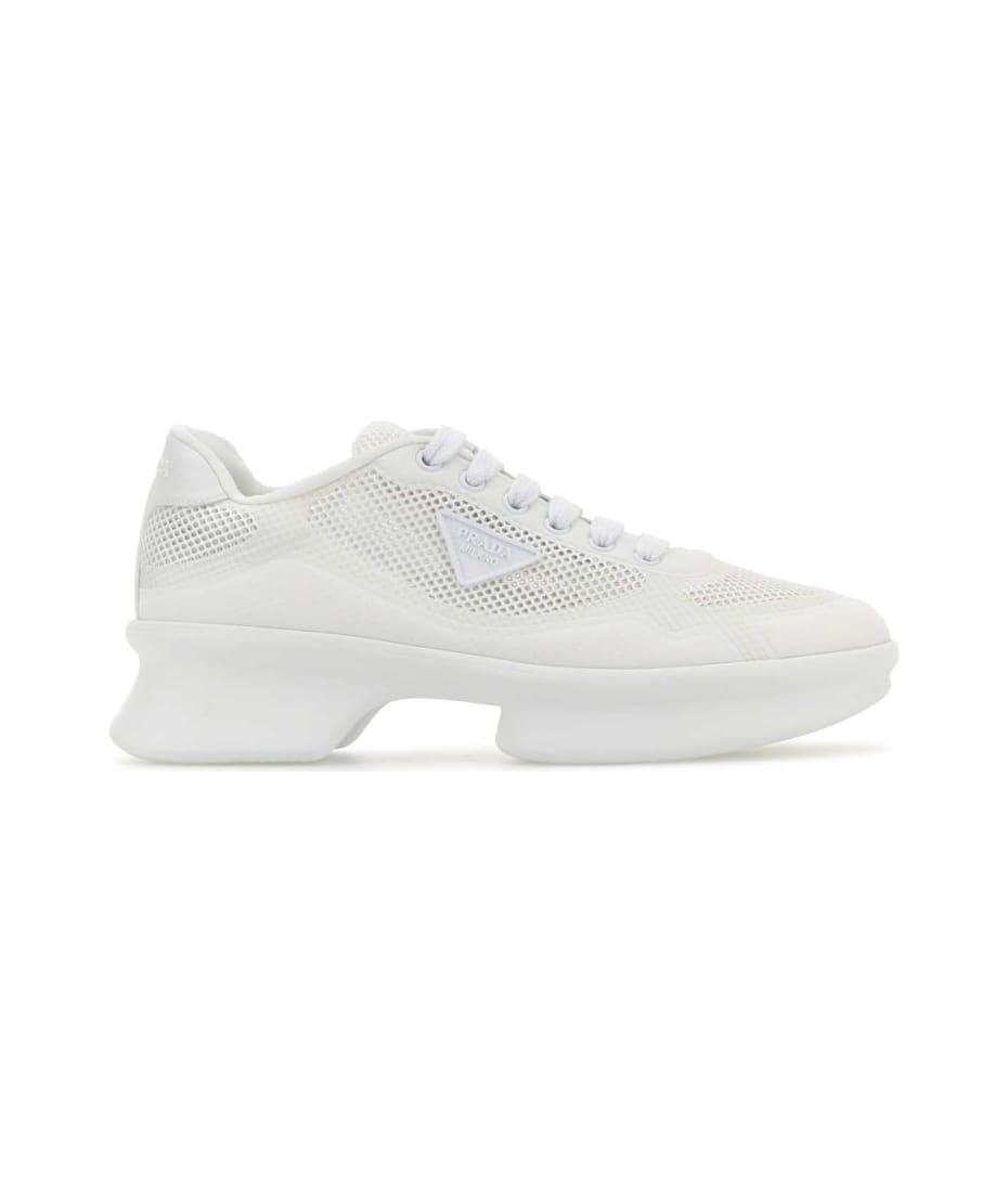 スニーカー PRADA WHITE MESH SNEAKERS Prada White Mesh Sneakers | italist