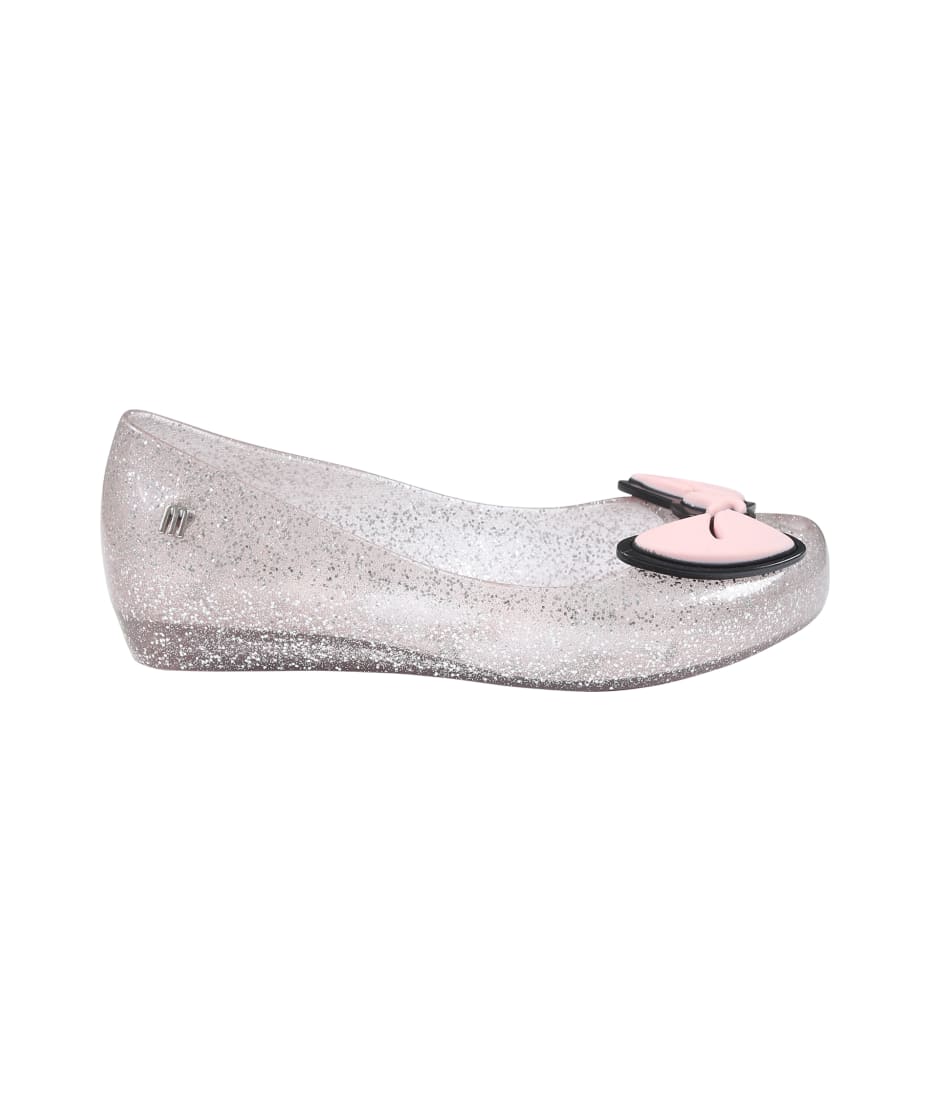 Melissa Clear Ballet Flats For Girl With Bow italist ALWAYS LIKE A SALE