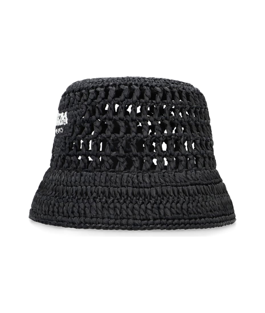 Prada Logo Detail Bucket Hat | italist