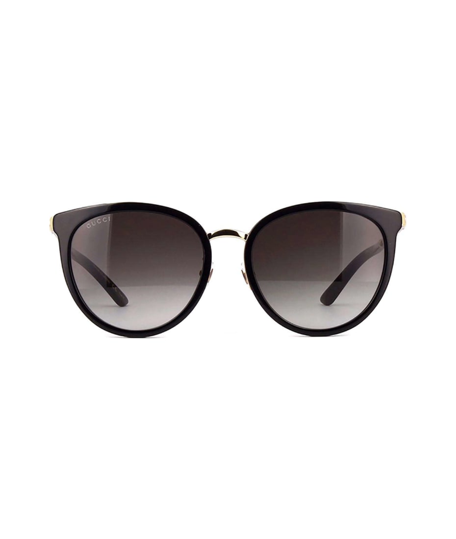 automaat uitlokken omroeper Gucci Eyewear Gg0077sk Black Sunglasses | italist
