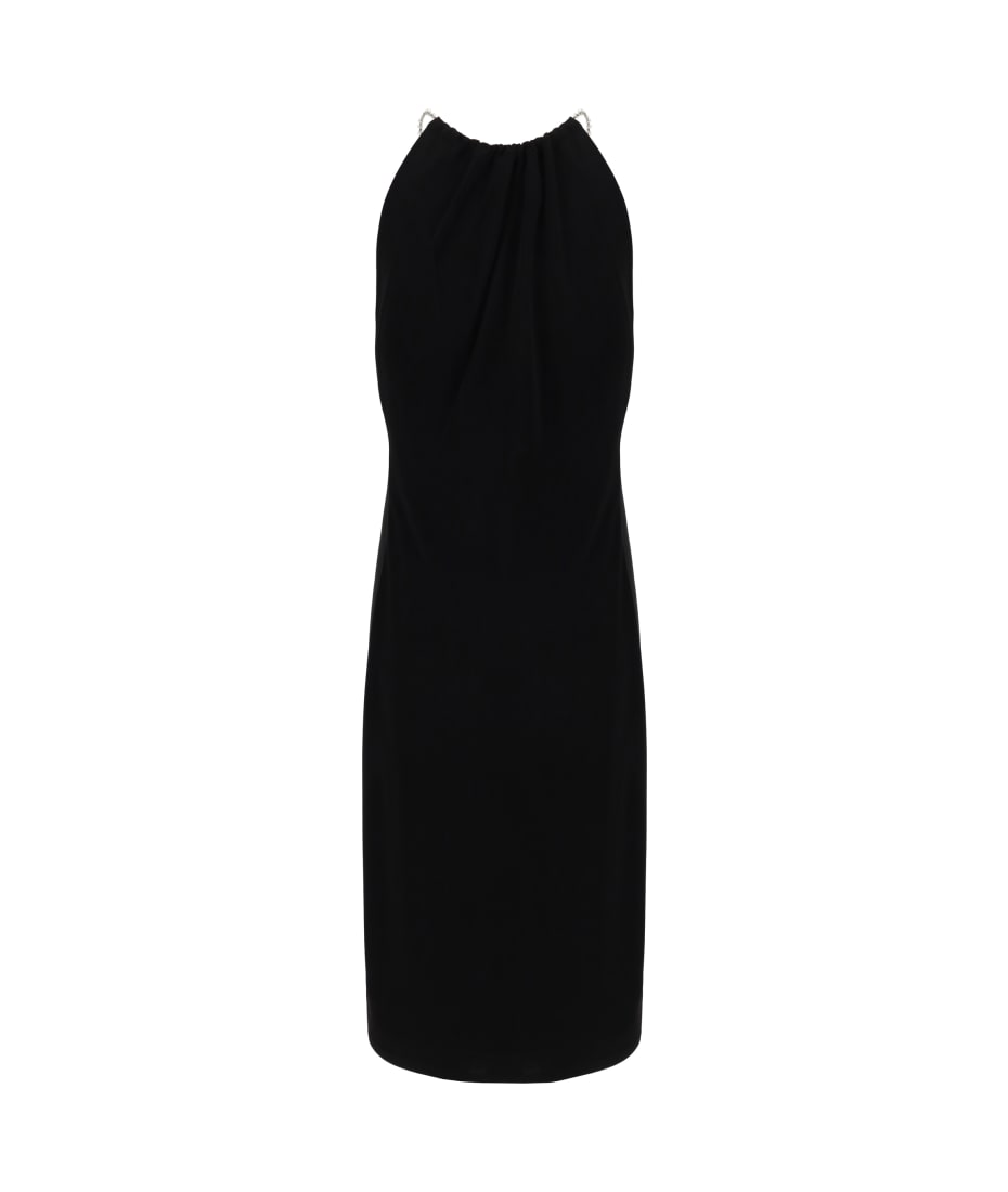 ワンピース GIVENCHY Black Viscose Dress Black Viscose Midi Dress by Givenchy on Sale