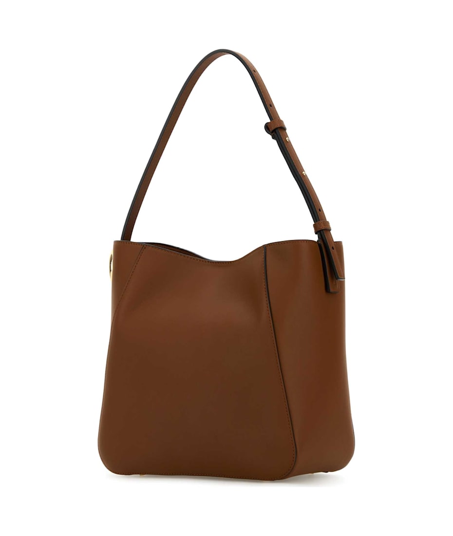 トートバッグ VALENTINO GARAVANI Brown Leather Vlogo Bucket Bag Valentino Garavani Brown Leather Vlogo Bucket Bag | italist