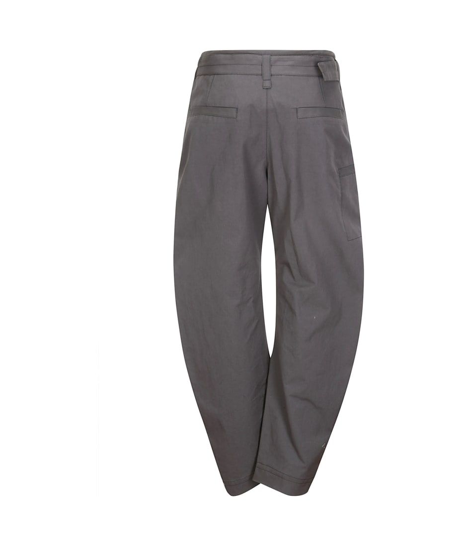 【関税込み】LEMAIRE ブラウン ベルト テーパードパンツ LEMAIRE - 【美品】 LEMAIRE / ルメール | Pleat front trousers