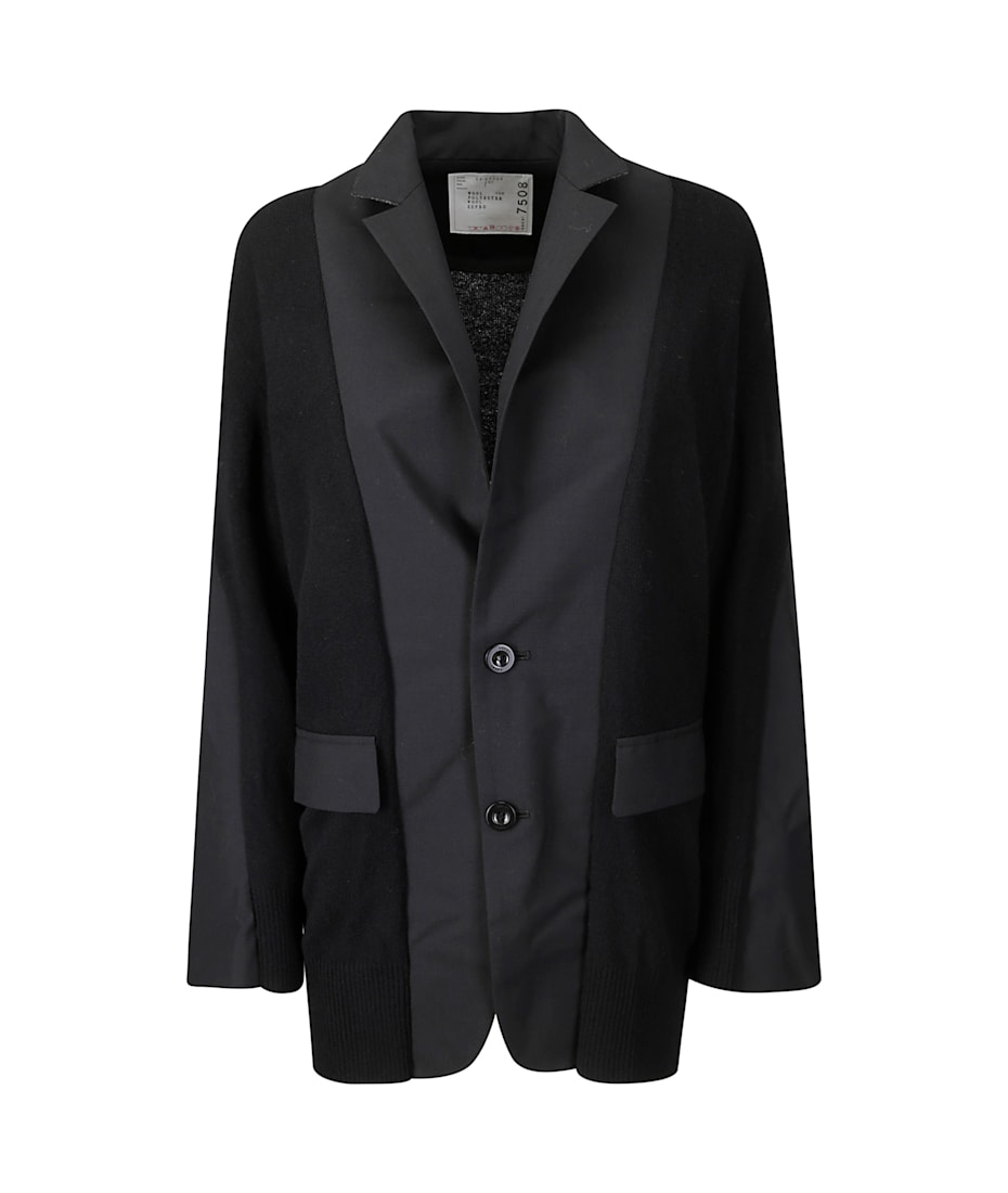 Sacai Suiting X Knit Jacket | italist 
