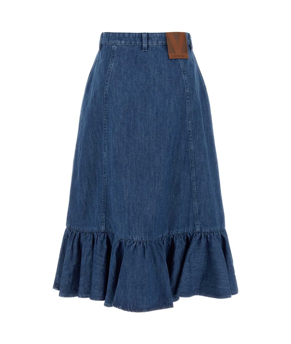 スカート VALENTINO Valentino Garavani denim skirt Valentino Garavani Denim Skirt | italist