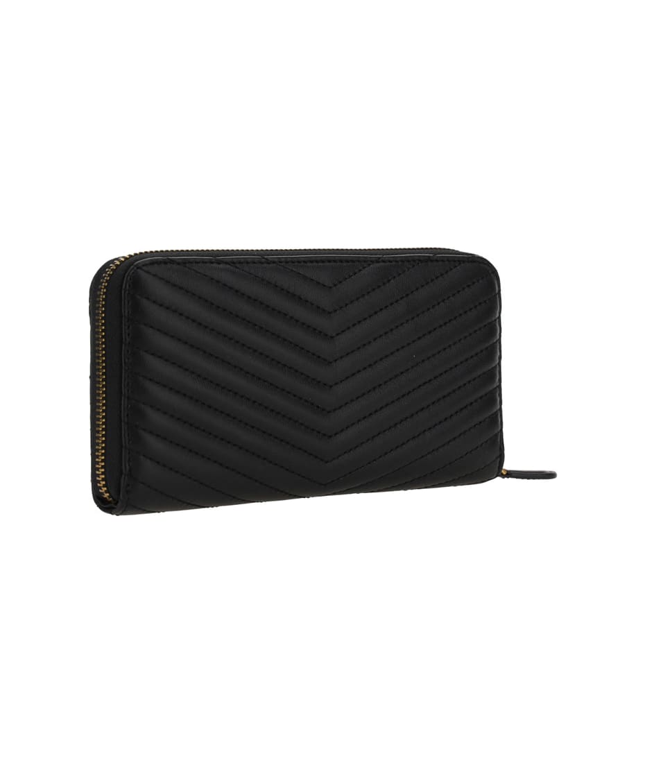 Pinko Ryder Leather Zip Around Wallet | italist