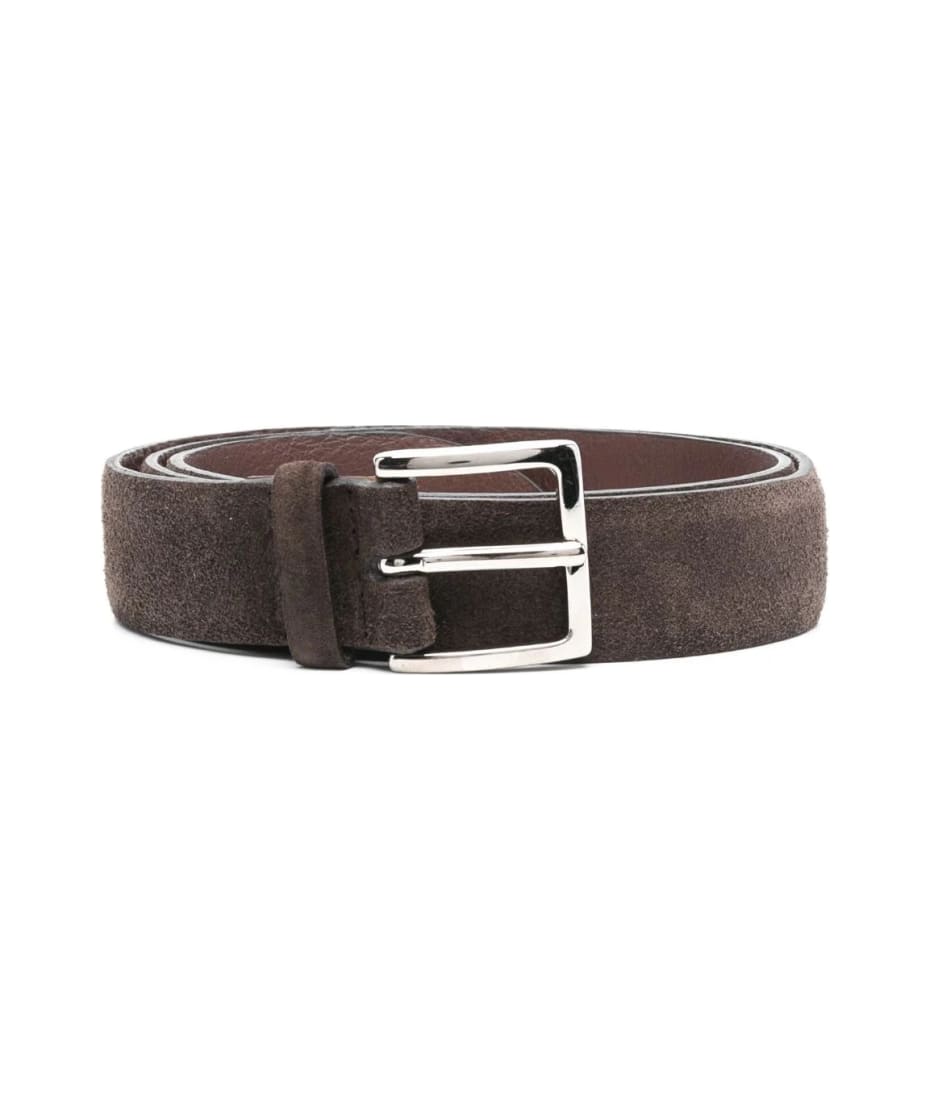 Dark Brown Classic Suede Belt