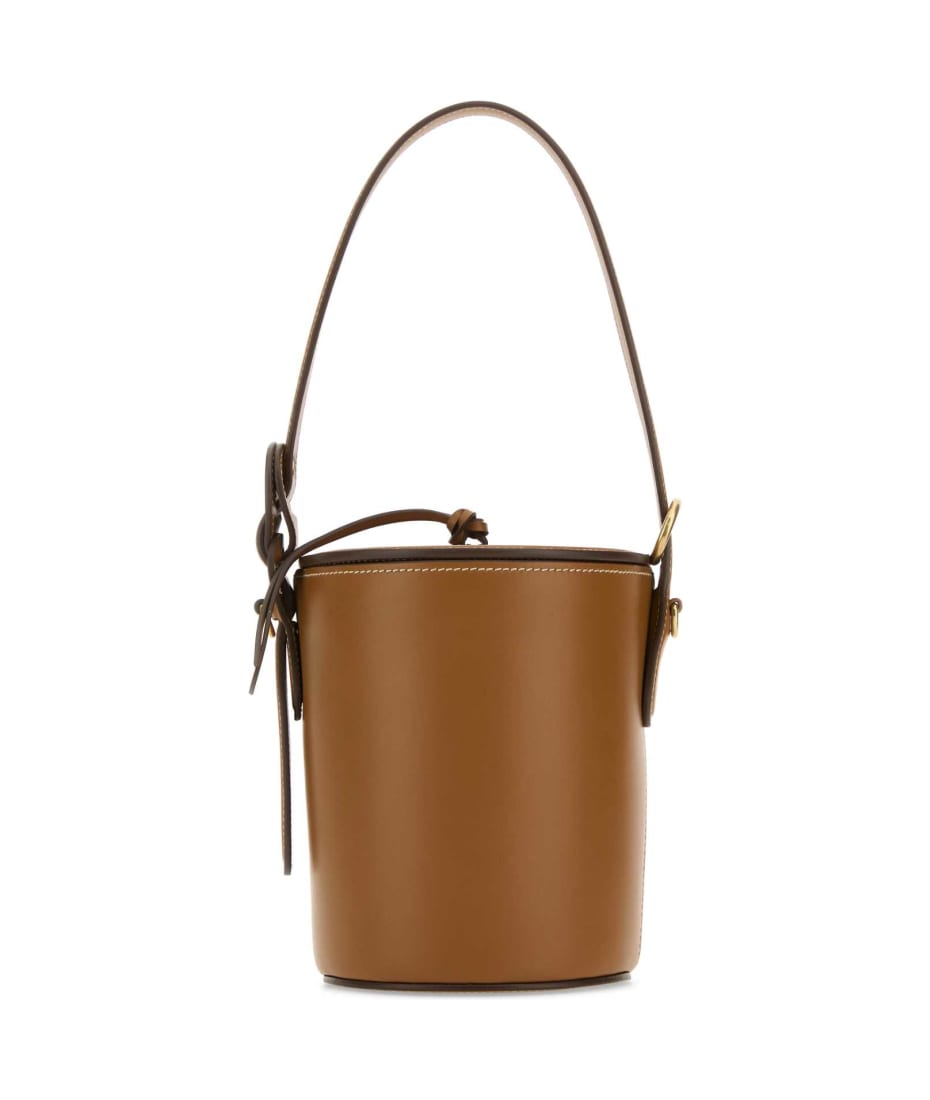 Miu Miu Caramel Leather Bucket Bag - CARAMEL