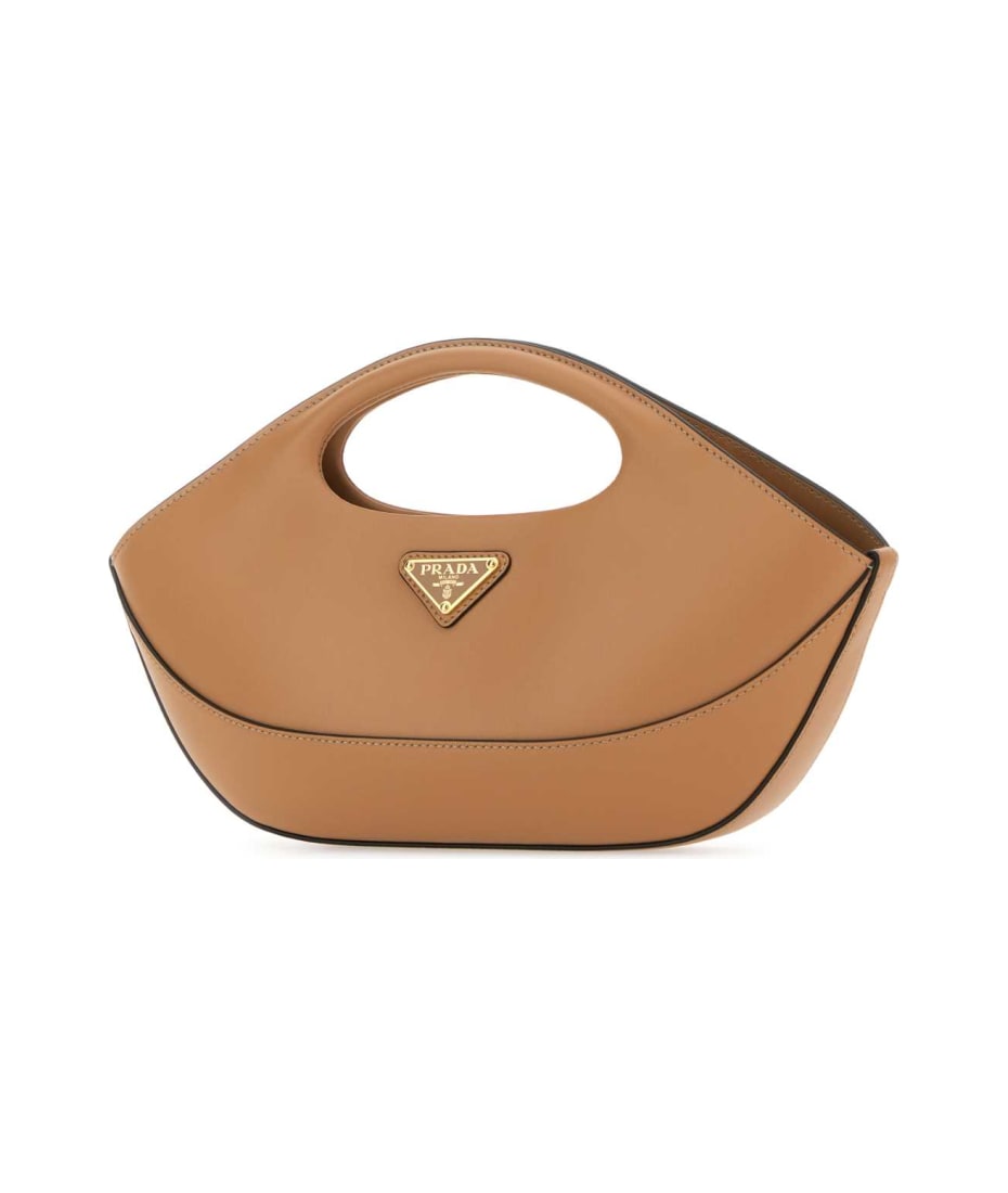 【関税&送料込】Prada Camel Leather Shopping Bag Prada Camel Leather Handbag | italist