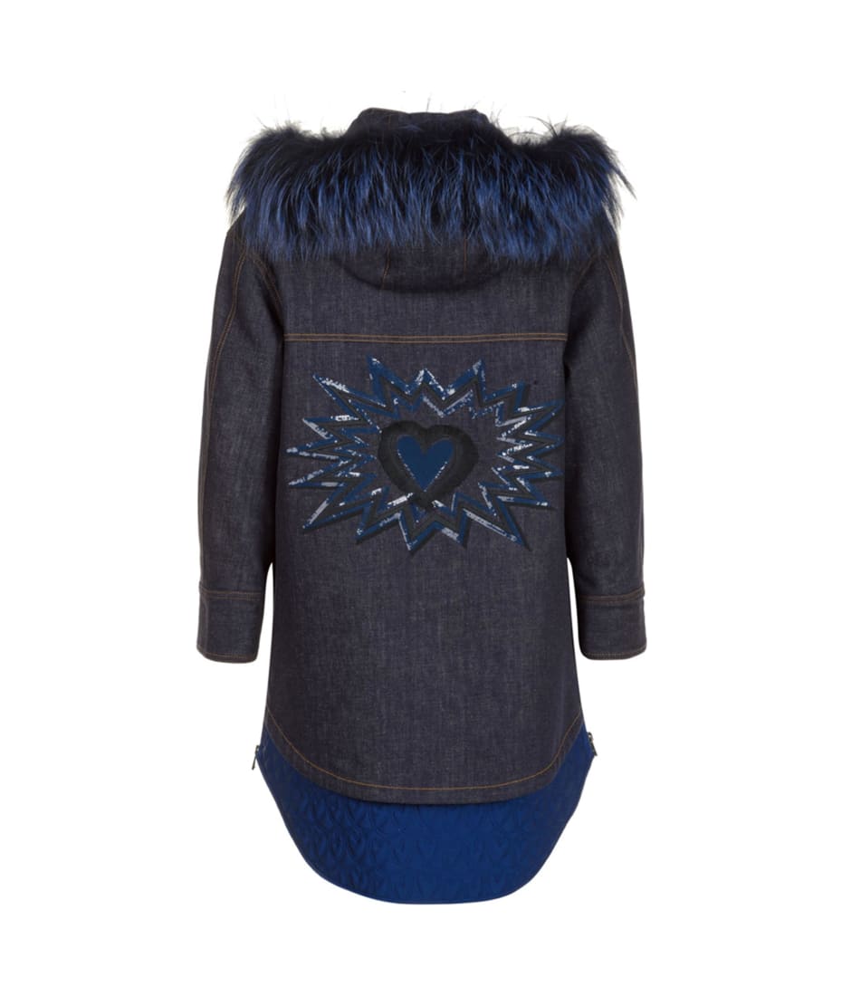 Fendi Denim Parka Jacket | italist