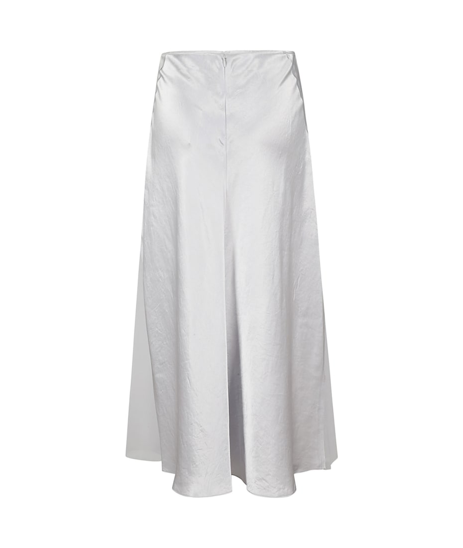 VINCE Aラインスカト V010430905094 050SLSSILVERSTONE Vince Women's Satin Slip Dress, Style#VR68551013, Size M