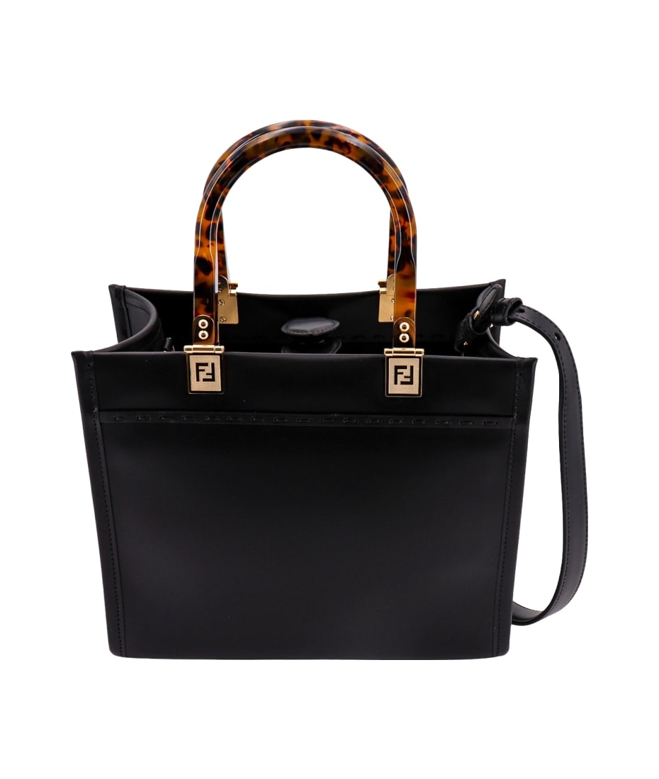 Fendi Sunshine Tote Bag Nero, Black