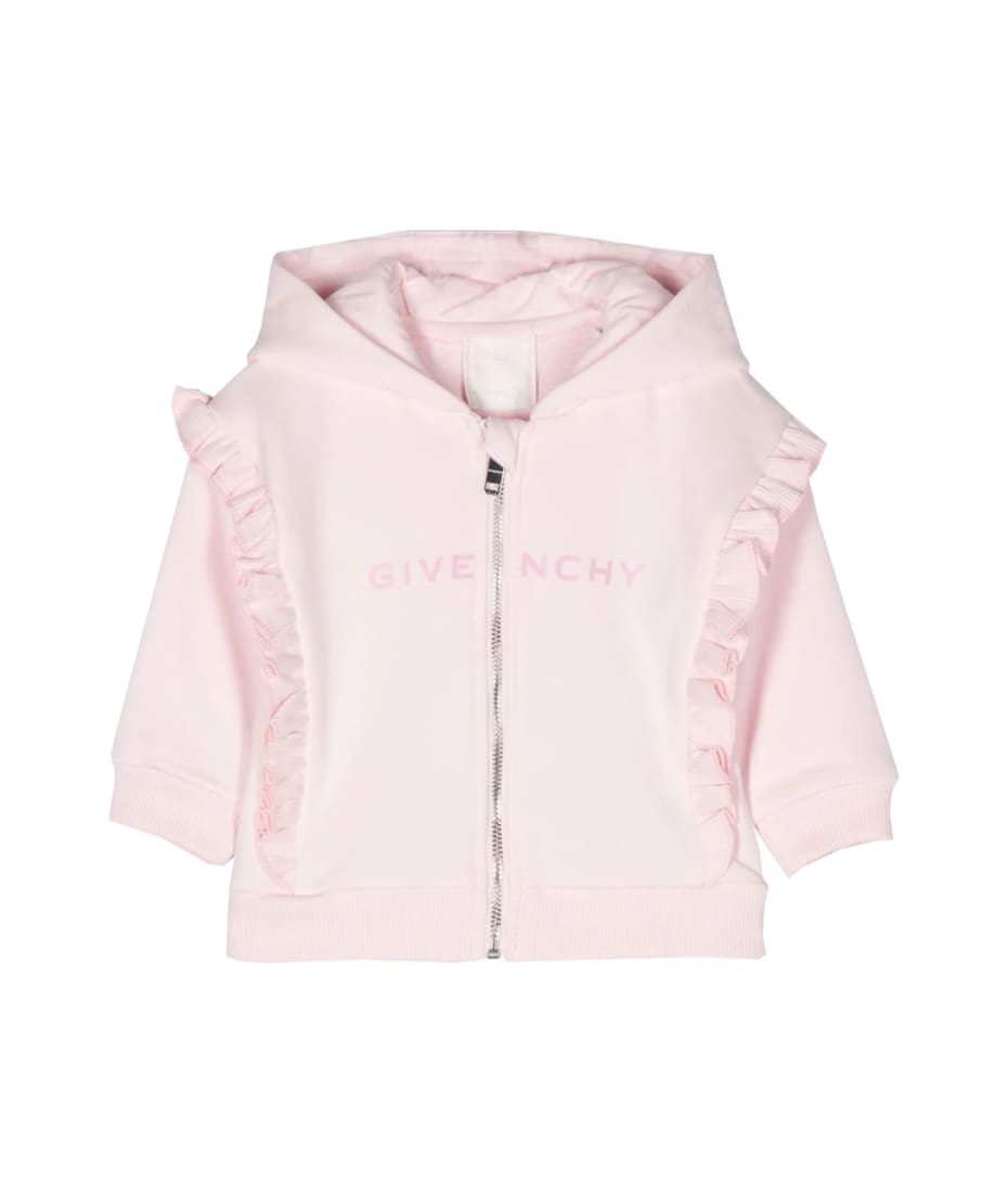 Givenchy Sweatshirt With Zip - Rose