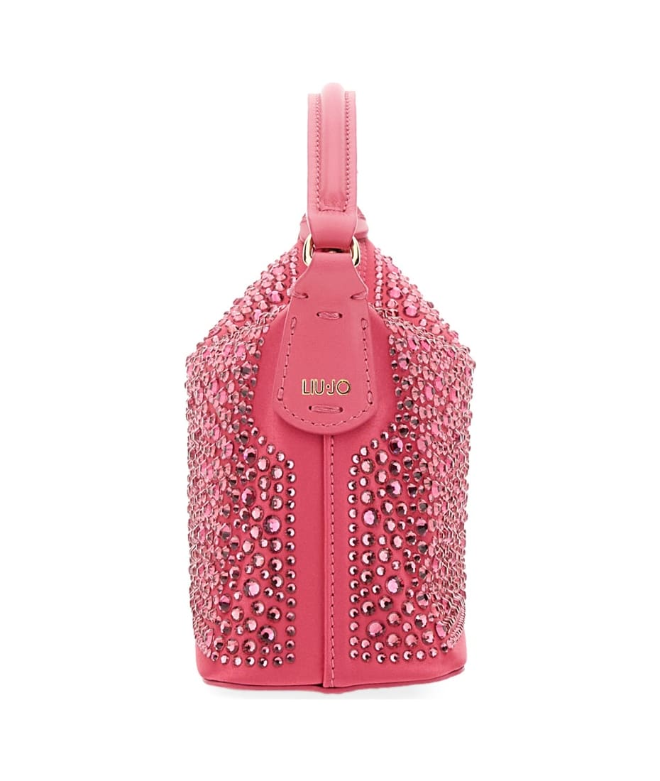 トートバッグ LIU JO MINI HOBO BAG WITH RHINESTONES Liu Jo Mini hobo bag rhinestones | The Fashion Square