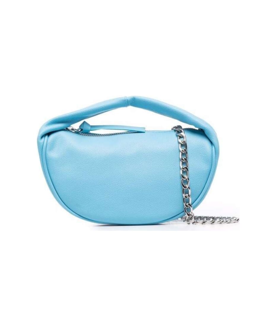 トートバッグ by FAR Baby Cush Bag in Blue Leather トートバッグ by FAR Baby Cush Bag in Blue Leather Baby cush