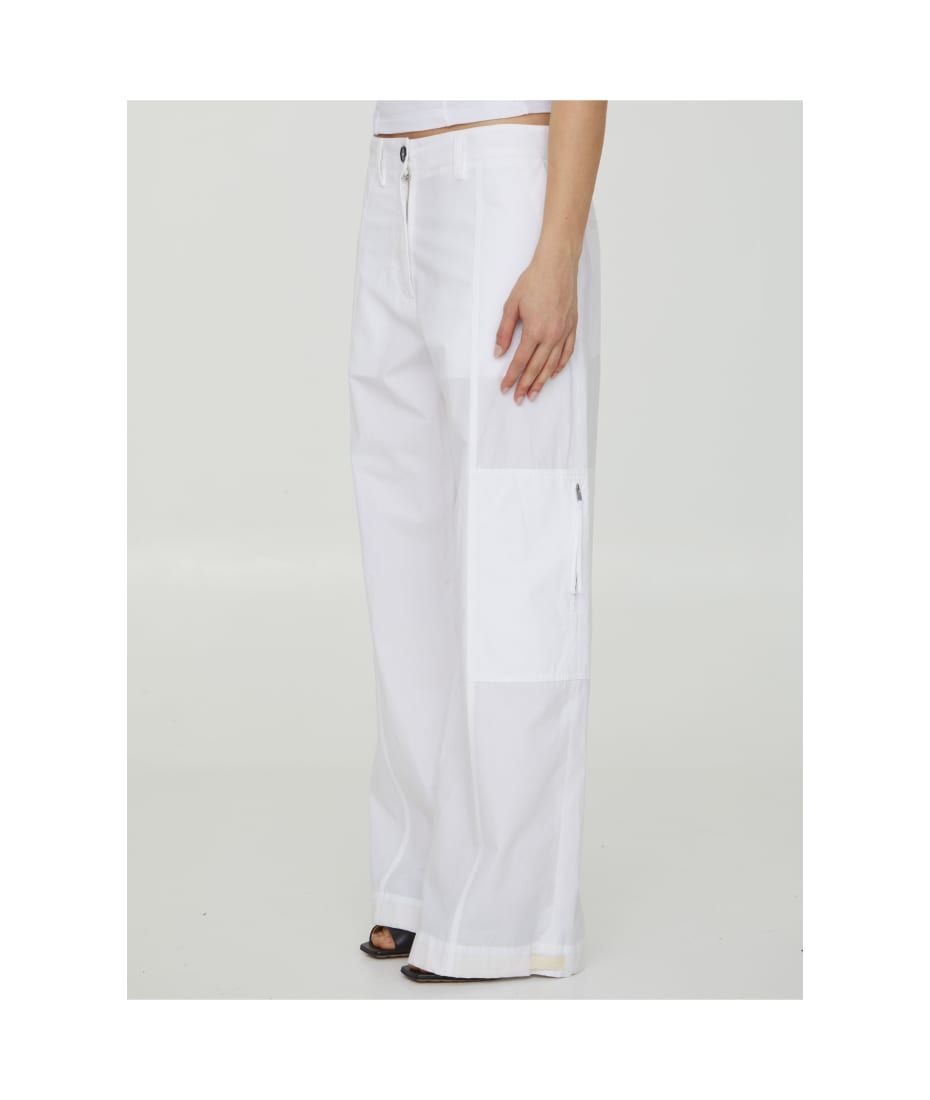 パンツ JIL SANDER Women Pants J40KA0137J46544 102 White Jil Sander White Cotton Pants | italist
