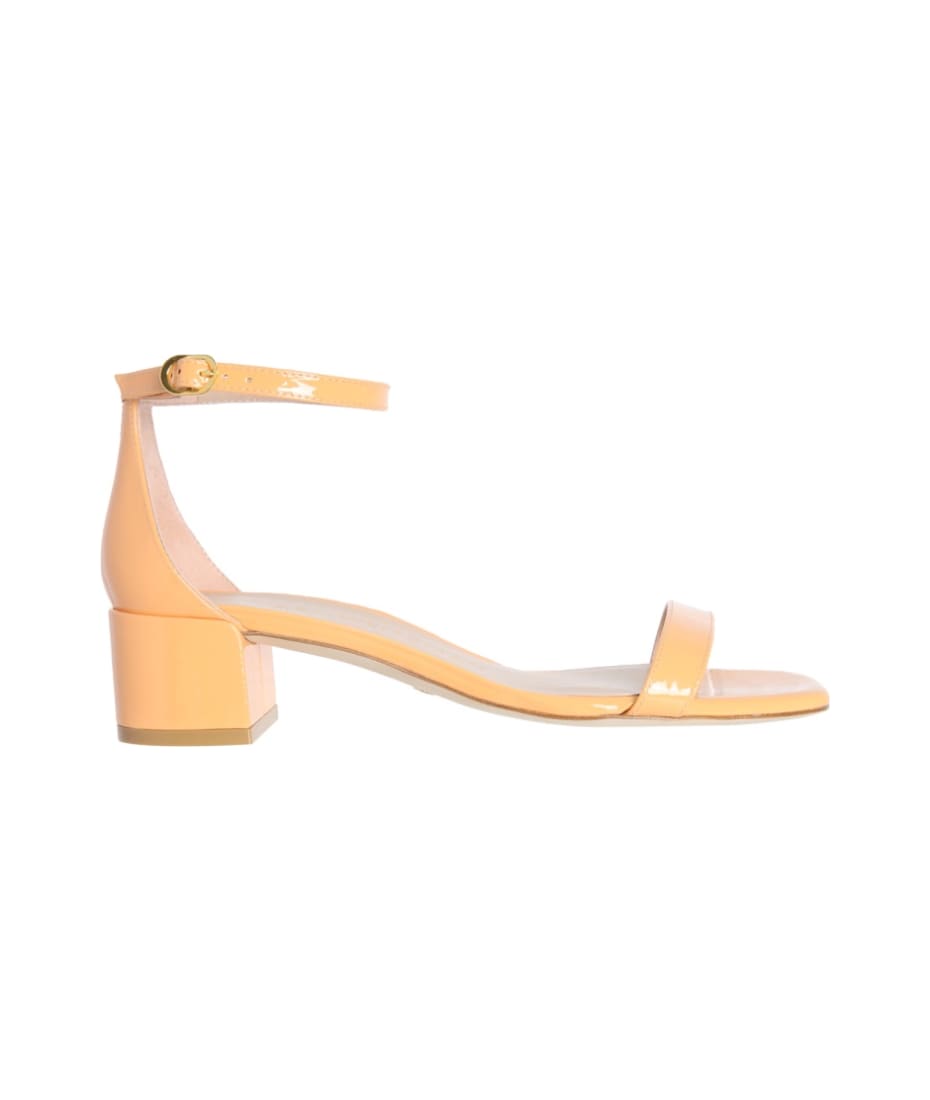 Stuart Weitzman Nudist Curve 35 Block Sandals | italist
