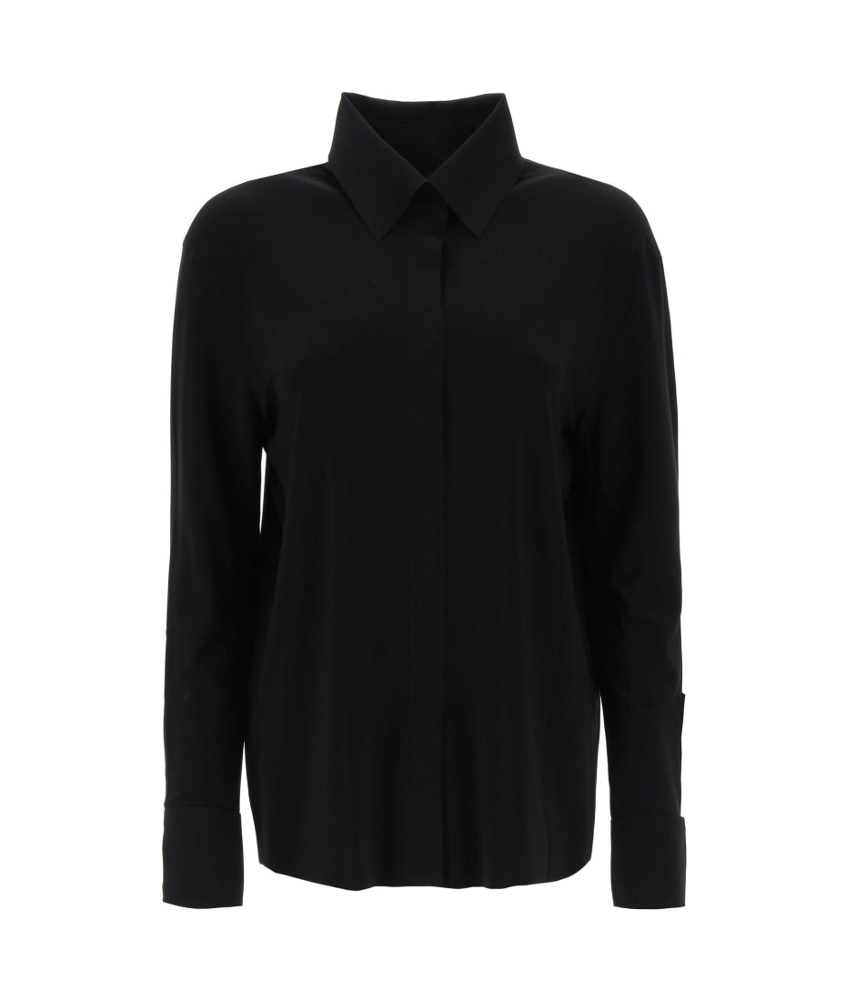 Norma Kamali Fluid Jersey Shirt | italist