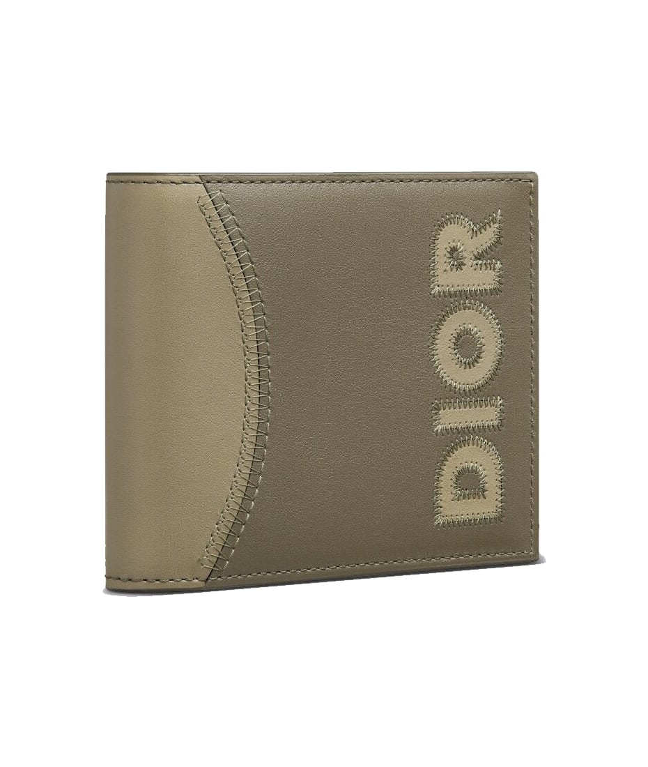 Dior｜HALF-LENGTH WALLETS (S3111UNJB 900) Saddle Bloom Card Holder Black Goatskin | DIOR