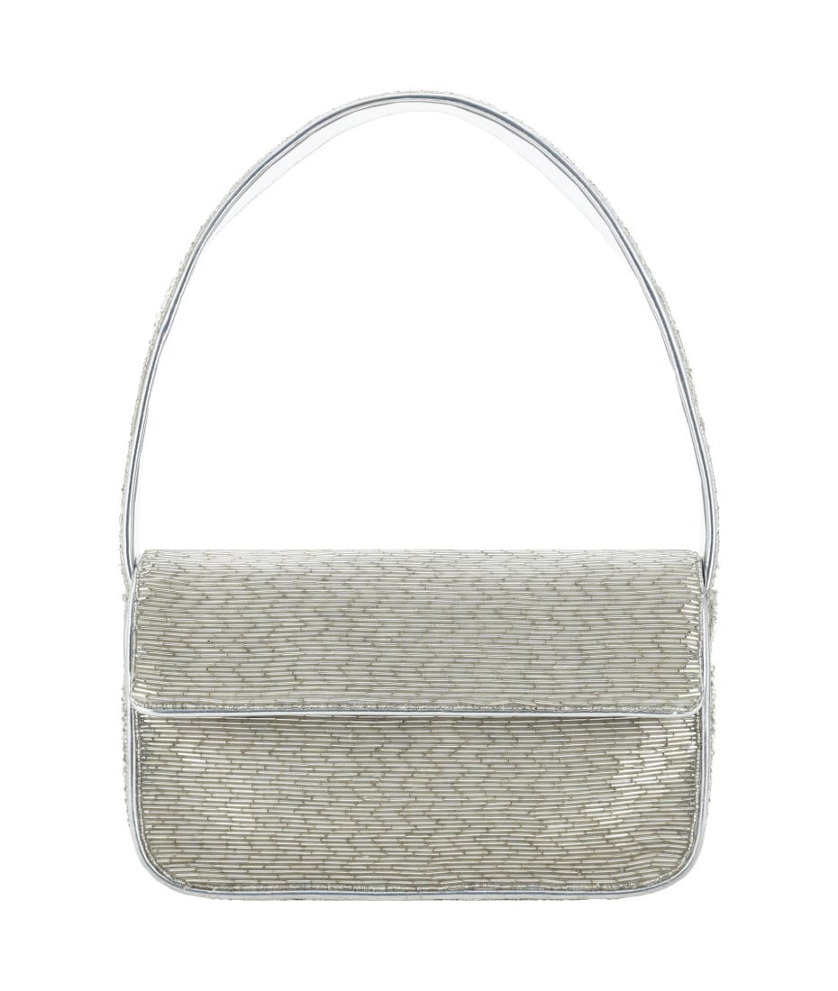 STAUD Tommy Beaded Shoulder Bag | italist