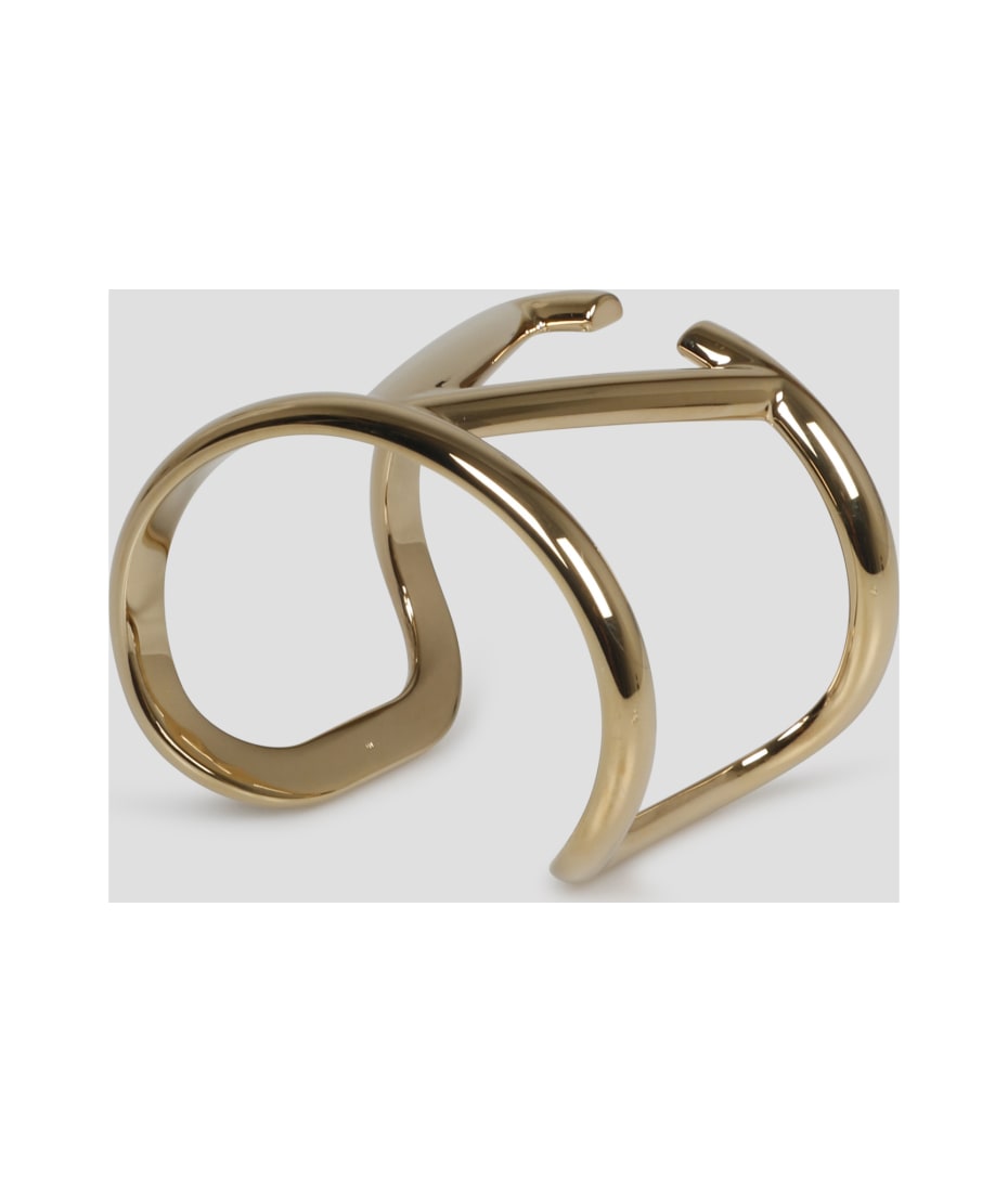 Valentino Garavani Vlogo Signature Buckle Bracelet - Gold