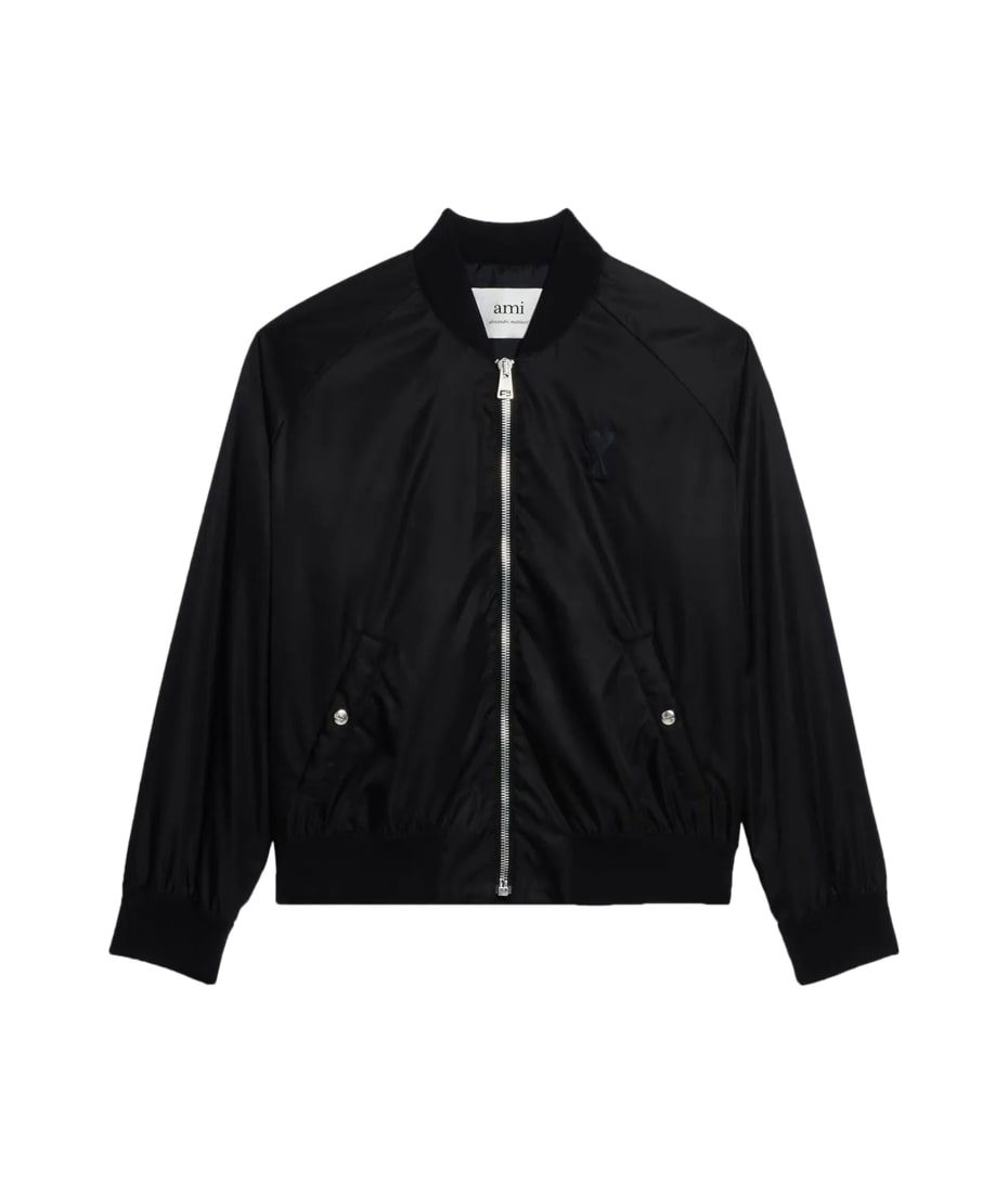 Ami Alexandre Mattiussi Jacket With Zip And Logo | italist, ALWAYS