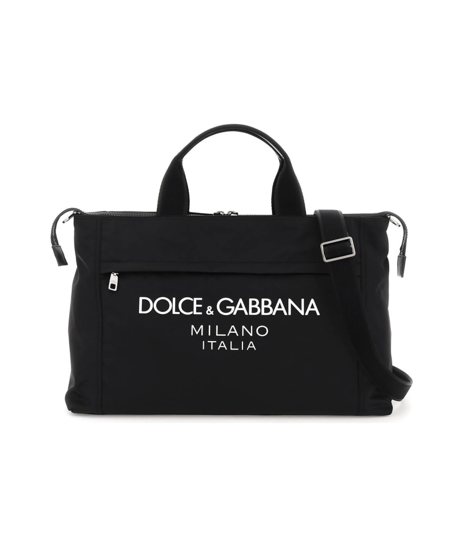 Dolce & Gabbana Nylon Duffle Bag With Logo トートバッグ 通販 ...
