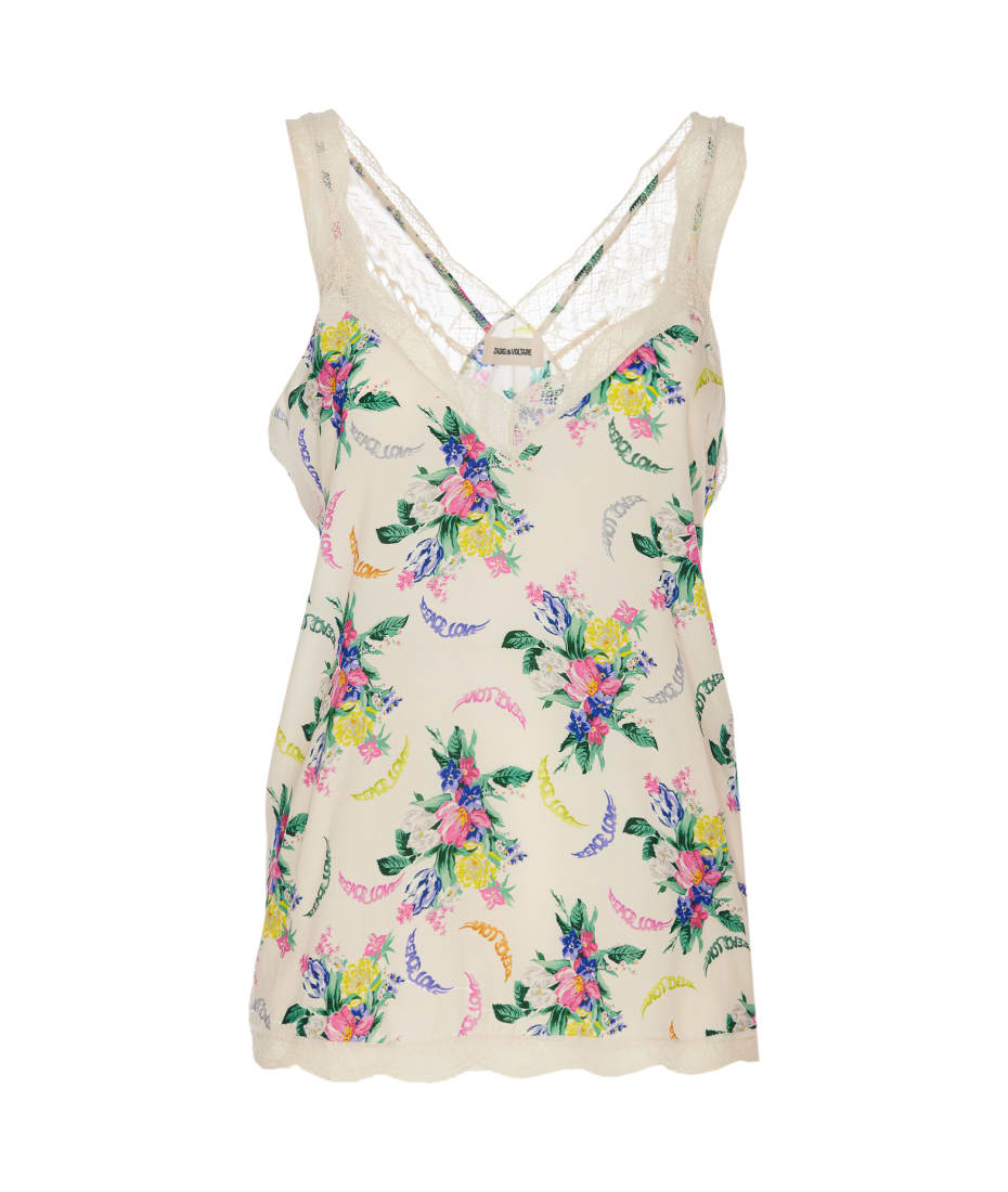 【未使用】FloralVinesTribalRug120×170 T/C Flower Embroidery Swingtop(WHITE)(M WHITE): YOHJI