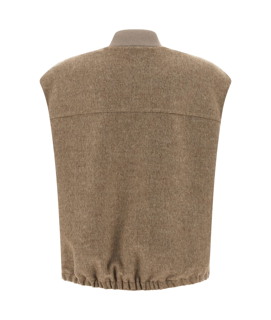 ベスト・ジレ BRUNELLO CUCINELLI 'Shiny Zipper Pull' vest Brunello Cucinelli 'Shiny Zipper Pull' Vest – BALTINI