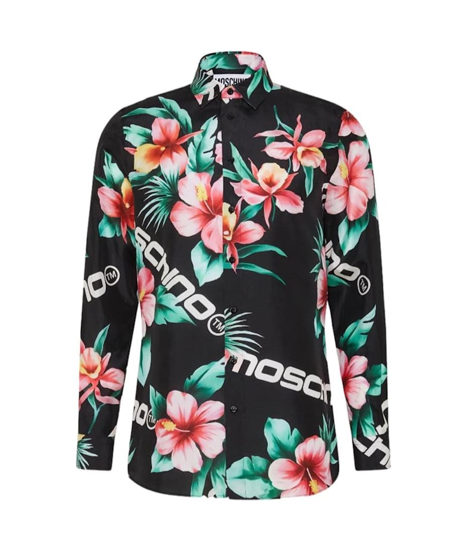 Moschino Couture Silk Printed Shirt | italist