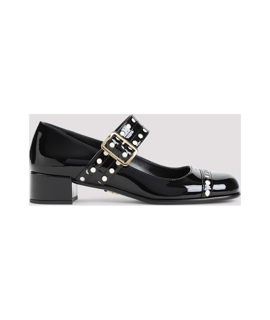 Prada Black Leather Pumps | italist