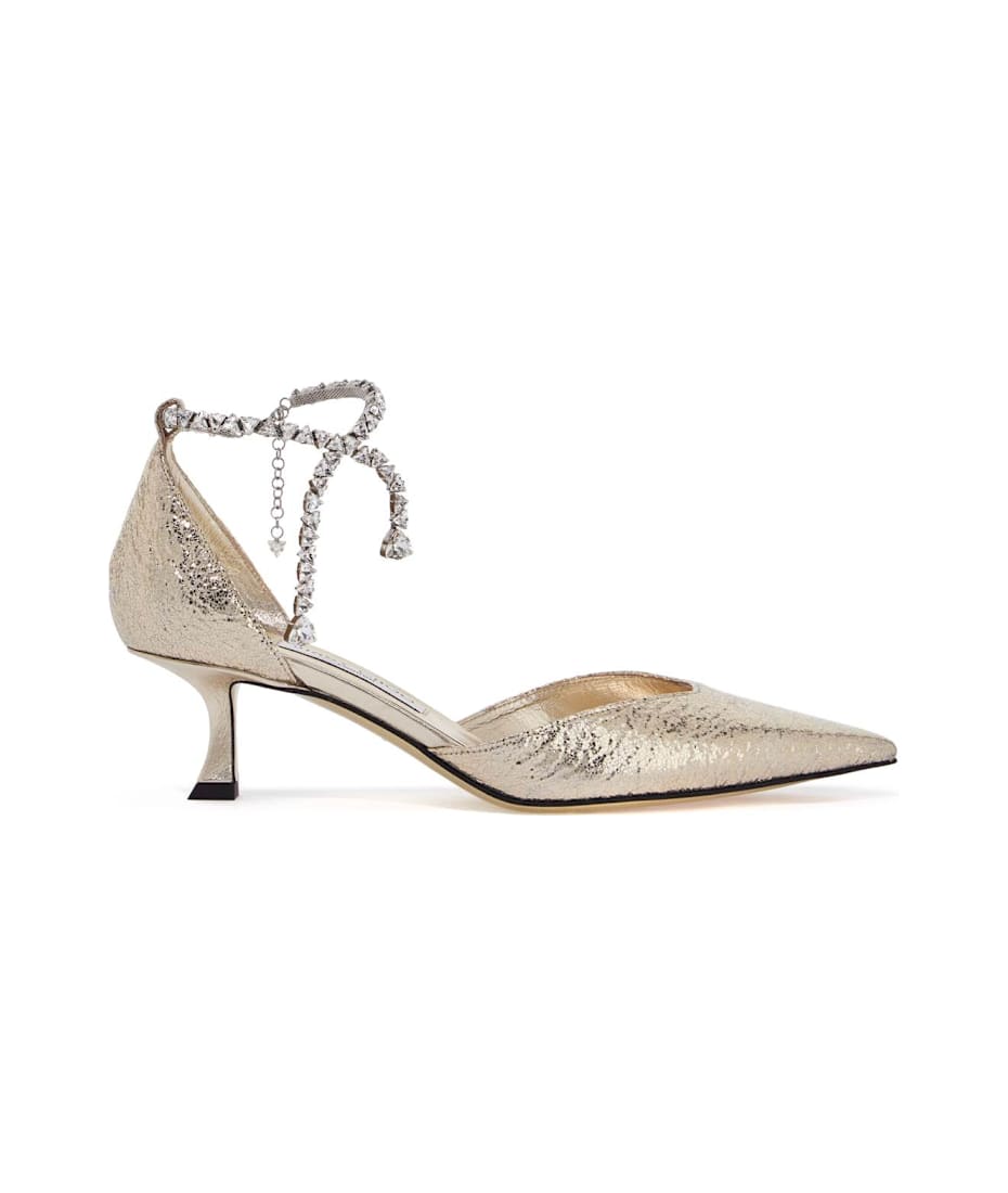 【JIMMY CHOO】 STEVIE 50 LLIC CRINK Jimmy Choo 'stevie 50 Metallic Crink | italist