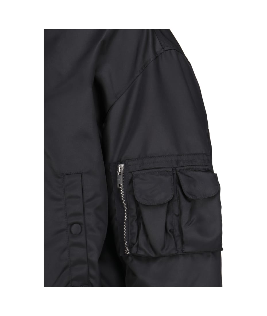 【送料&関税込】Black Givenchy Bomber Jacket With Pocket Det Black Givenchy Bomber Jacket With Pocket Detail | italist