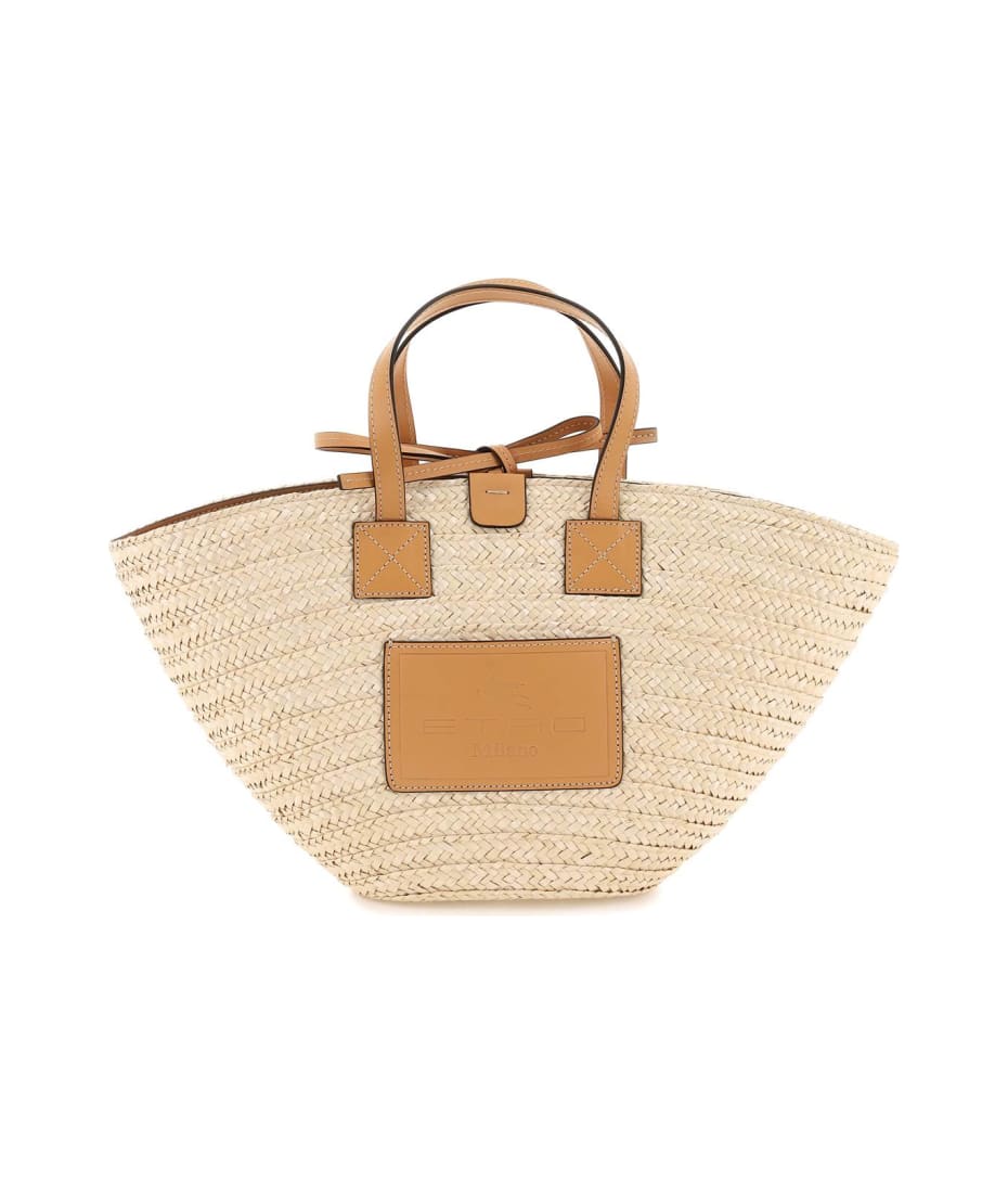 Etro Globetrotter Canvas Shopper Tote Bag