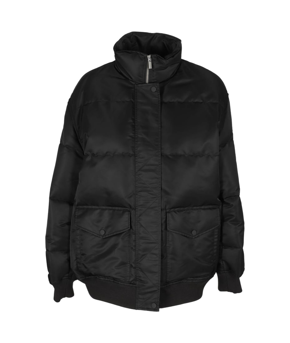 theory long puffer jacket