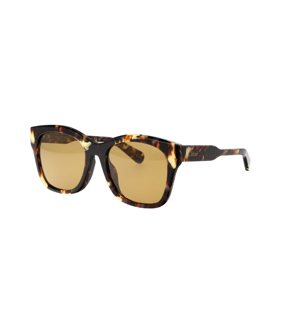 サングラス CHLOE Woman Sunglasses Multicolor CH0194SK 004 Chloé Chloe Sunglasses Ch0194 Sk 004 In 004 Havana Havana
