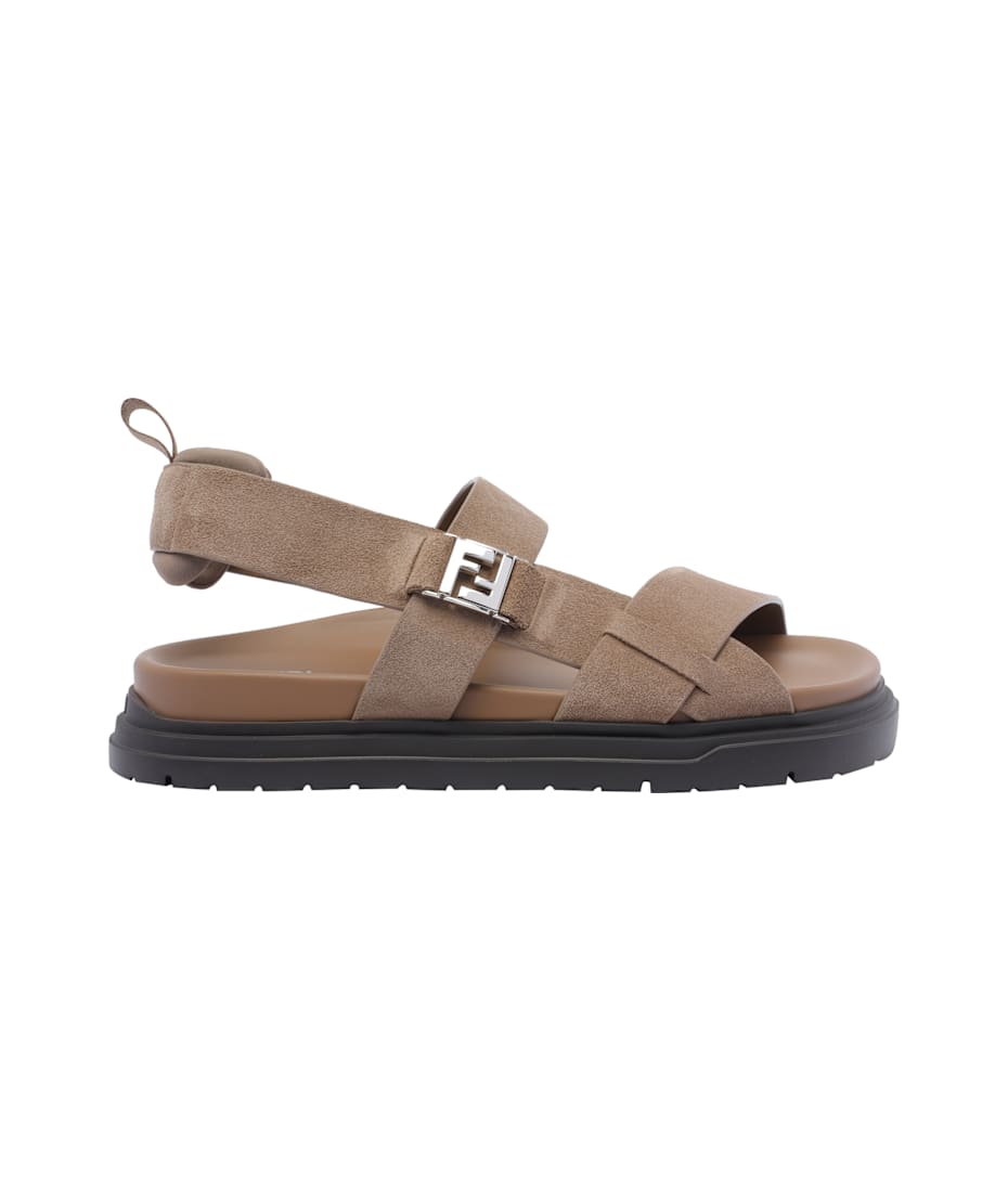 サンダル FF SUEDE SANDALS Fendi Ff Sandals その他各種シューズ 通販 | italist