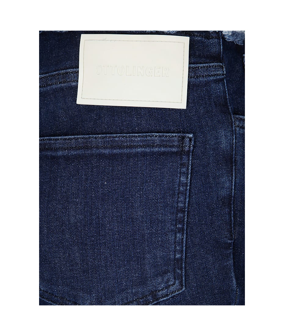 Ottolinger Raw-edge Drape Denim Pants | italist