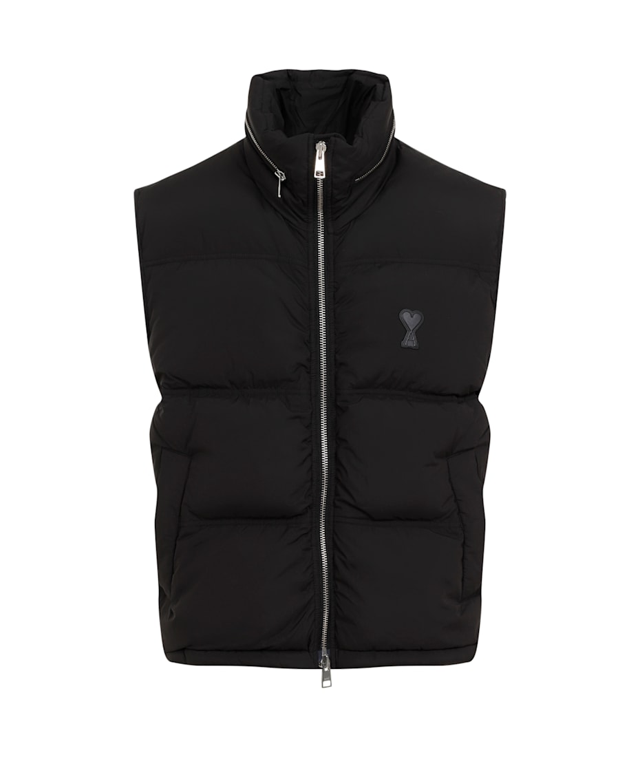 【送料&関税込】Ami Alexandre Mattiussi Vest Ami Alexandre Mattiussi Down Vest With Hood | italist