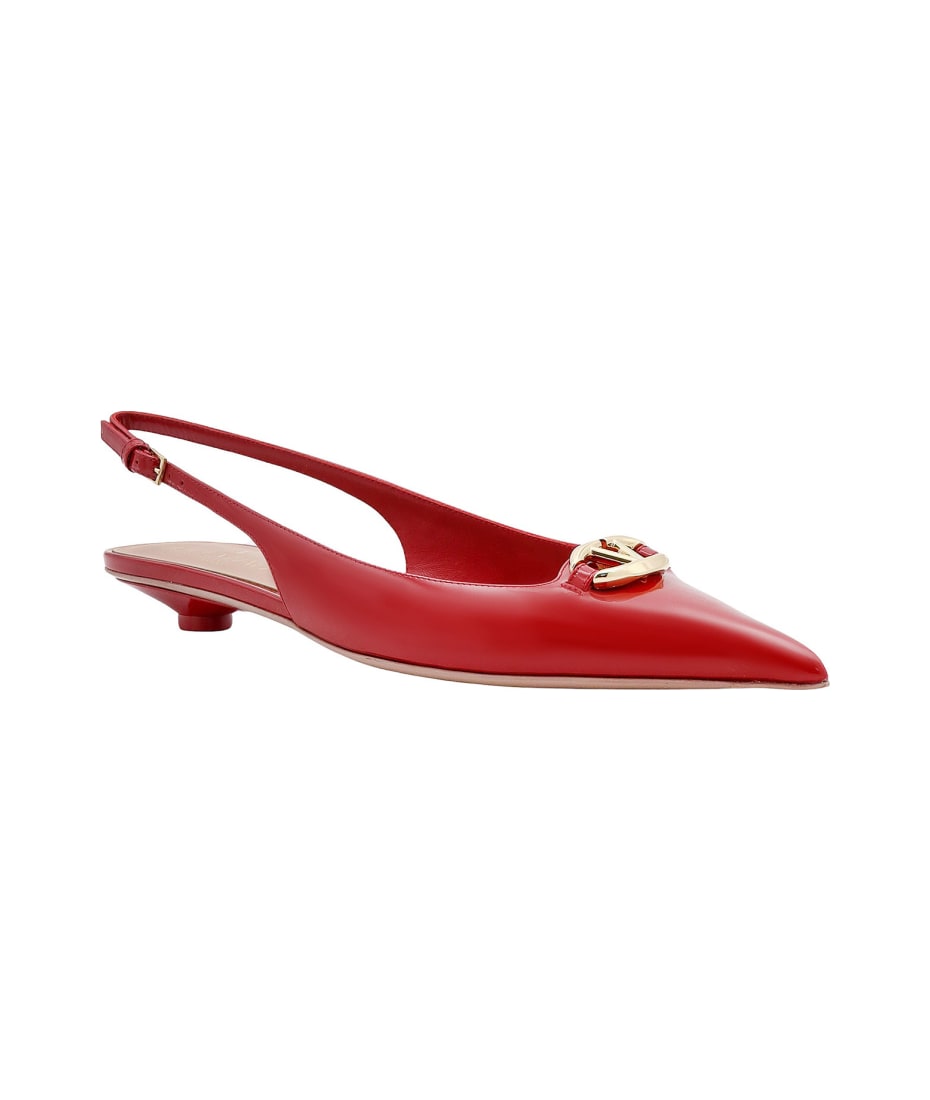 VALENTINO カラウァニスタッスアンクルフツ 5W2S0HY8AWE 0NO Valentino Garavani 'vlogo' Slingback | italist