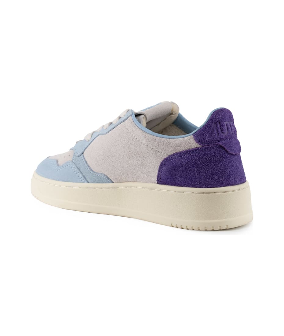 Autry Medalist Low Tricolor Suede Sneakers | italist, ALWAYS