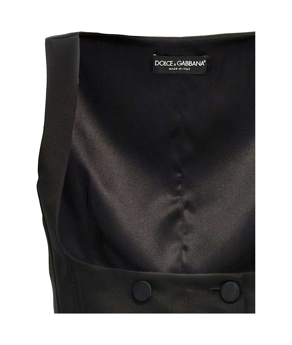 【関税&送料込】Dolce & Gabbana Double-Breasted Tuxedo Vest Dolce & Gabbana Double-breasted Tuxedo Vest | italist