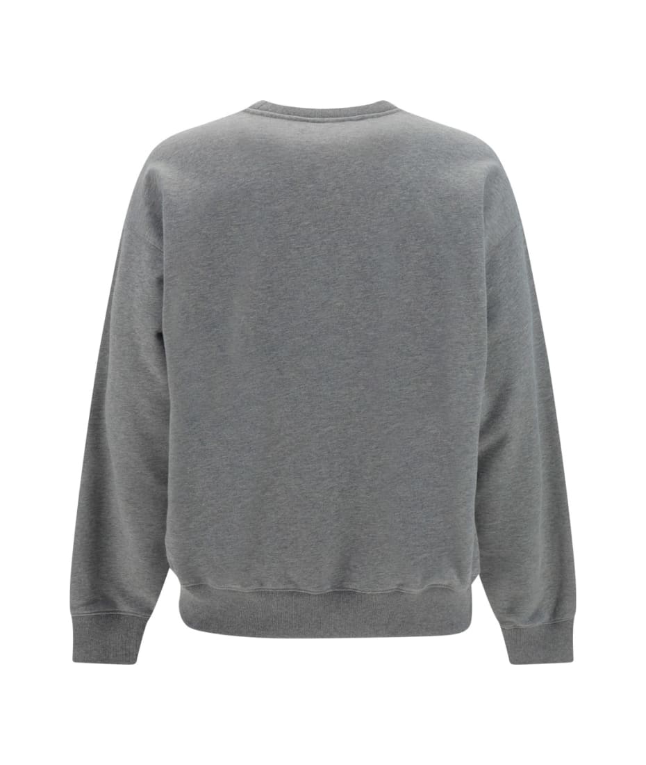 【送料&関税込】Versace Mask Print Sweatshirt VERSACE Sweater Black Medusa Embroidery Crew Neck Pullover