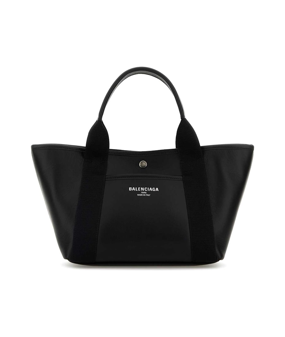 トートバッグ Balenciaga Black Leather Biarritz Shopping Bag Balenciaga Black Leather Biarritz Shopping Bag | italist