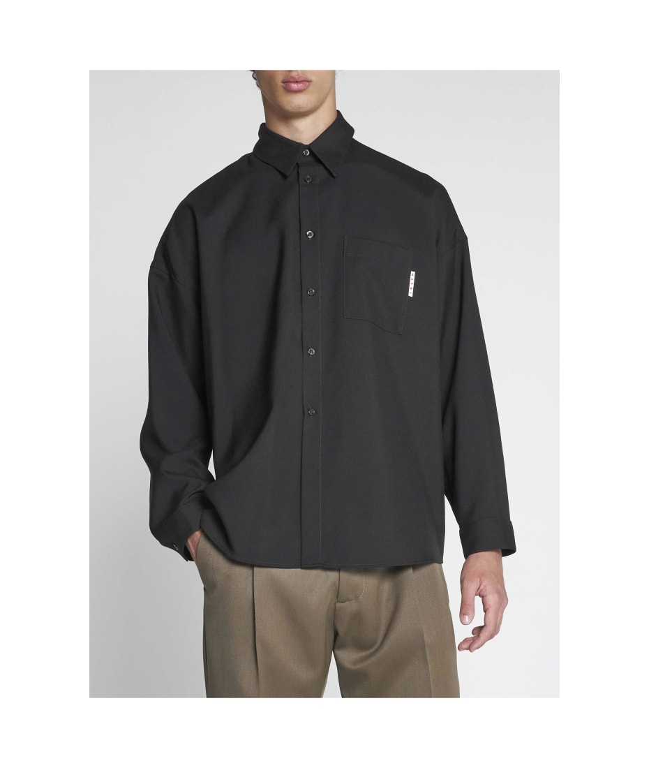 マルニ Marni Virgin Wool Shirt Virgin Wool Shirt Marni | italist