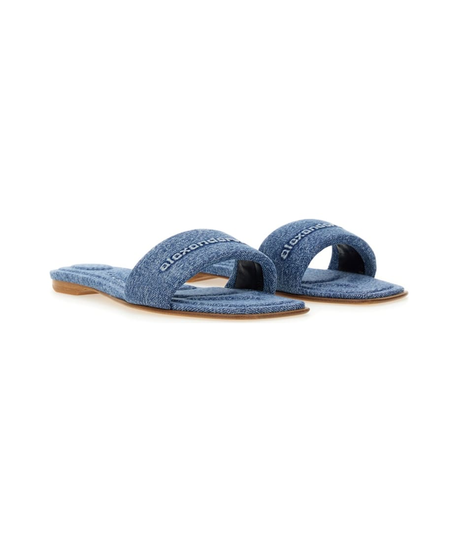 ALEXANDER WANG★デニムVYスリッパ Alexander Wang Denim 'vy' Slipper | italist