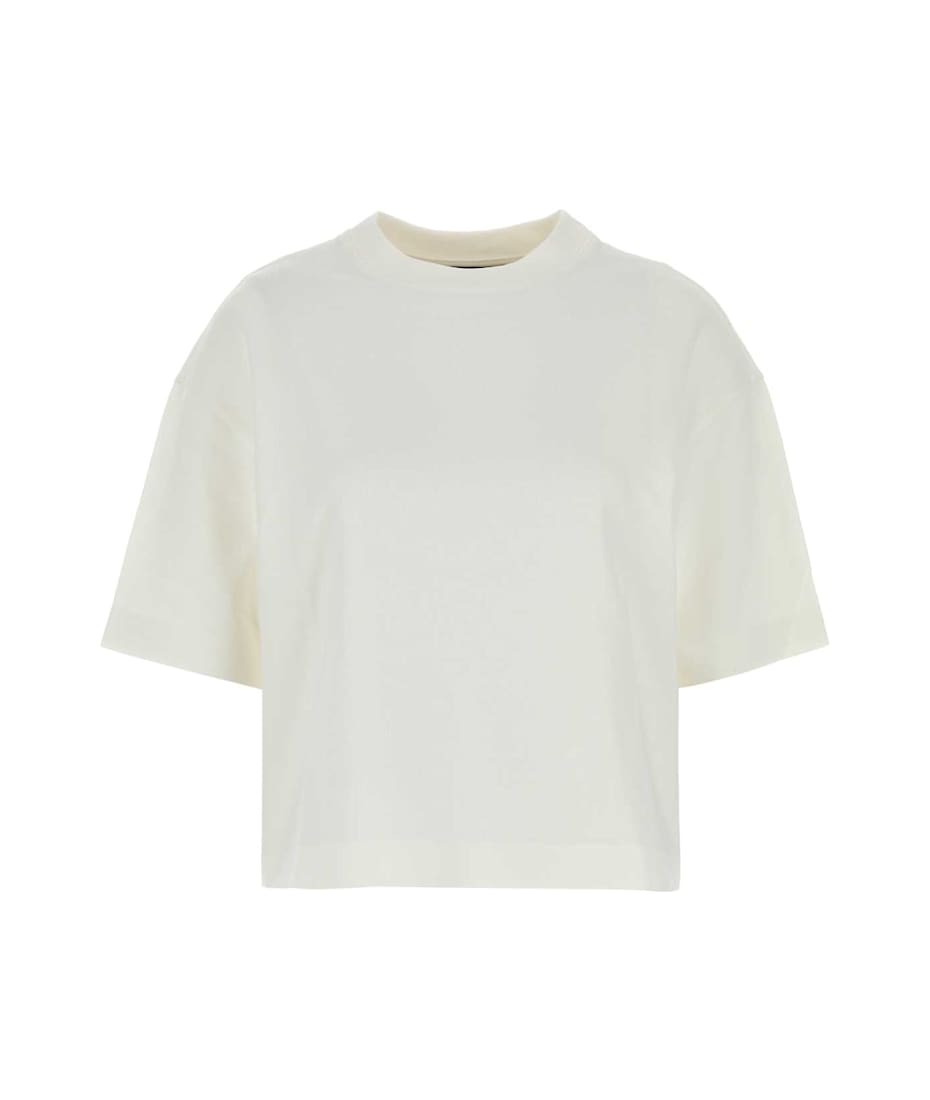 Weekend Max Mara White Cotton Blend Georgia T-shirt