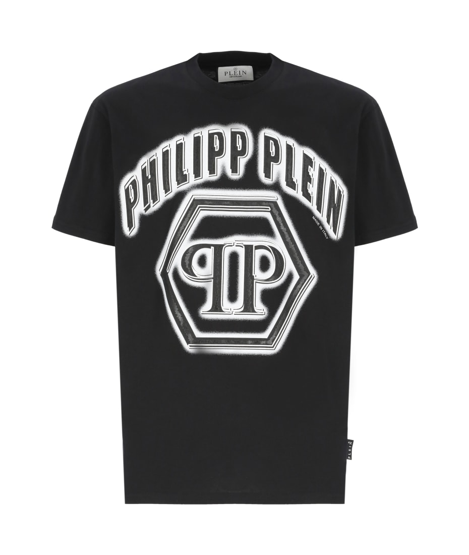 Tシャツ・カットソー PHILIPP PLEIN FW24 LOGO PRINT T-SHIRT (MTK7449 PJY002N02) FADC-MTK7444-PJY002N_02_m.jpg