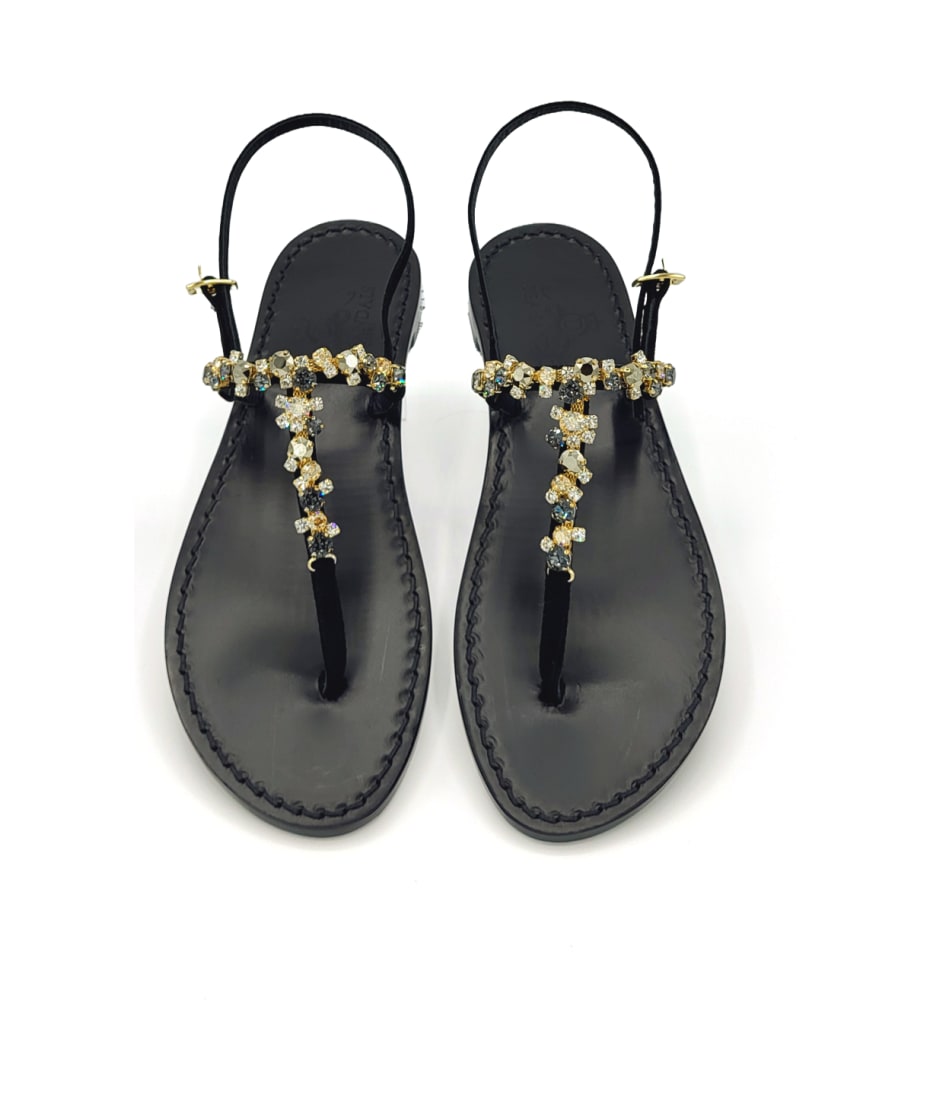 Dea Sandals Capri Paradise Sandals Amber Black italist, ALWAYS - Main Image