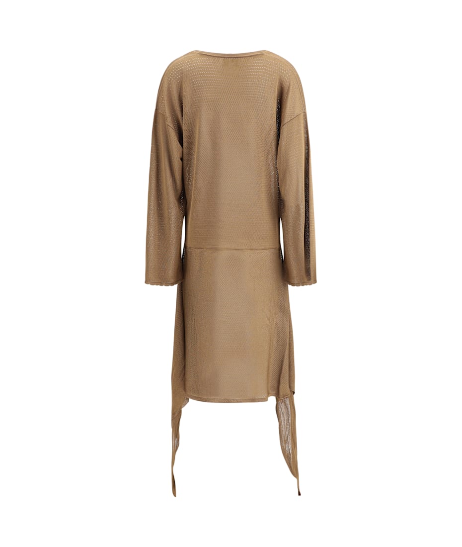 オールインワン・サロペット The Attico Two-Material Knit Mini Dress With Asymmetrical The Attico Asymmetric Mini Dress | italist